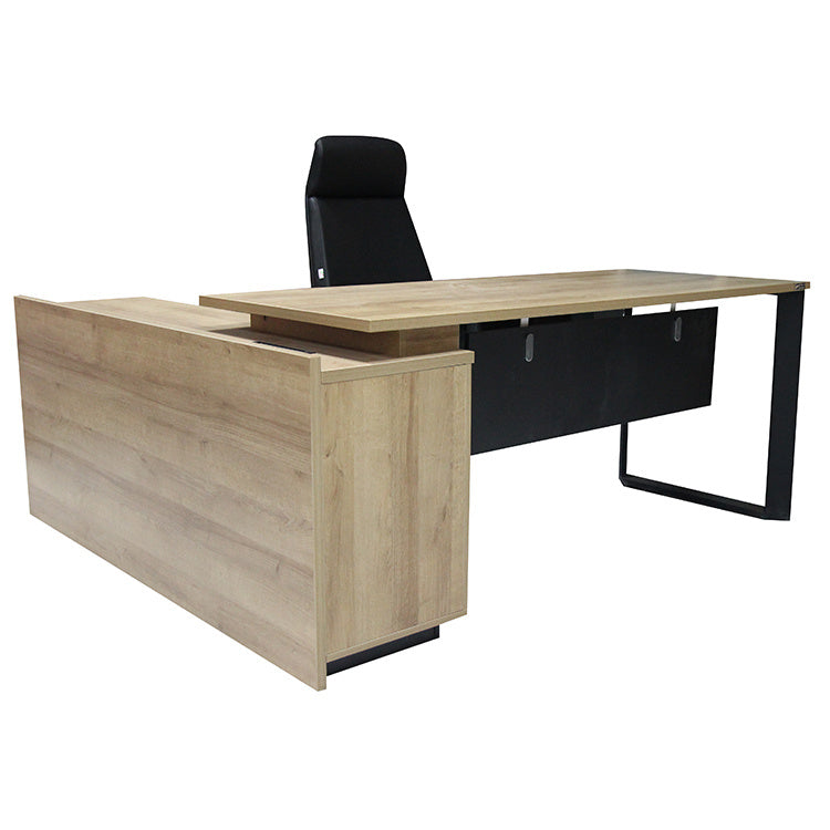 L Shaped Modern Office Furniture Desk Melamine