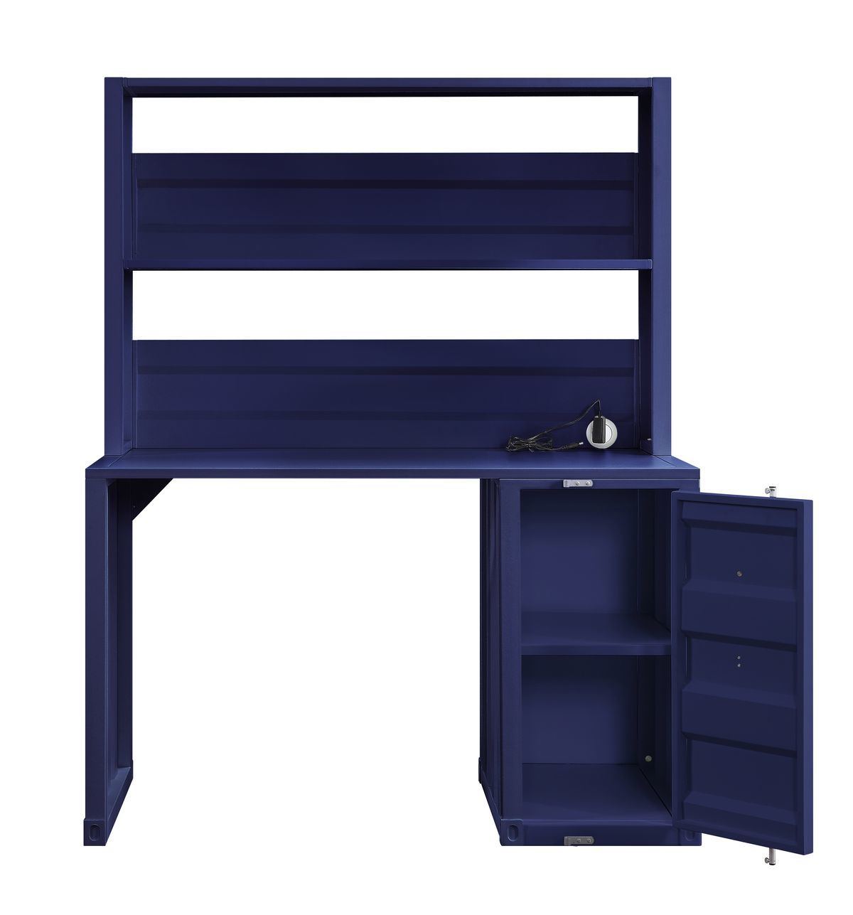 Cargo Desk & Hutch; Blue