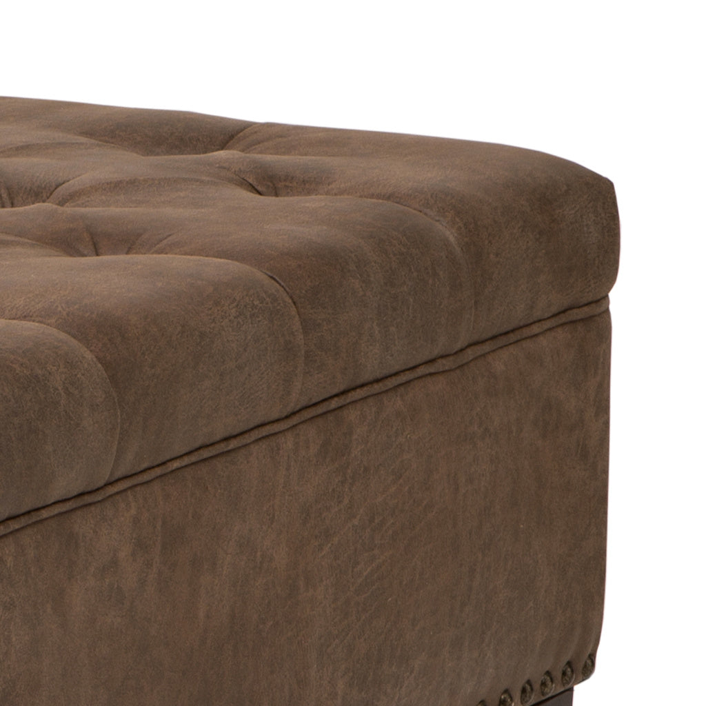 Tufted Square Cocktail Ottoman