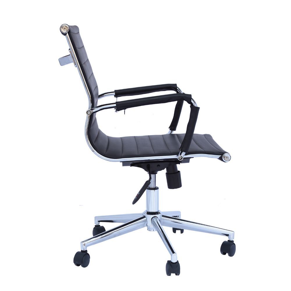 Brisbane Medium Back Revolving Ergonomic Office Chair, White