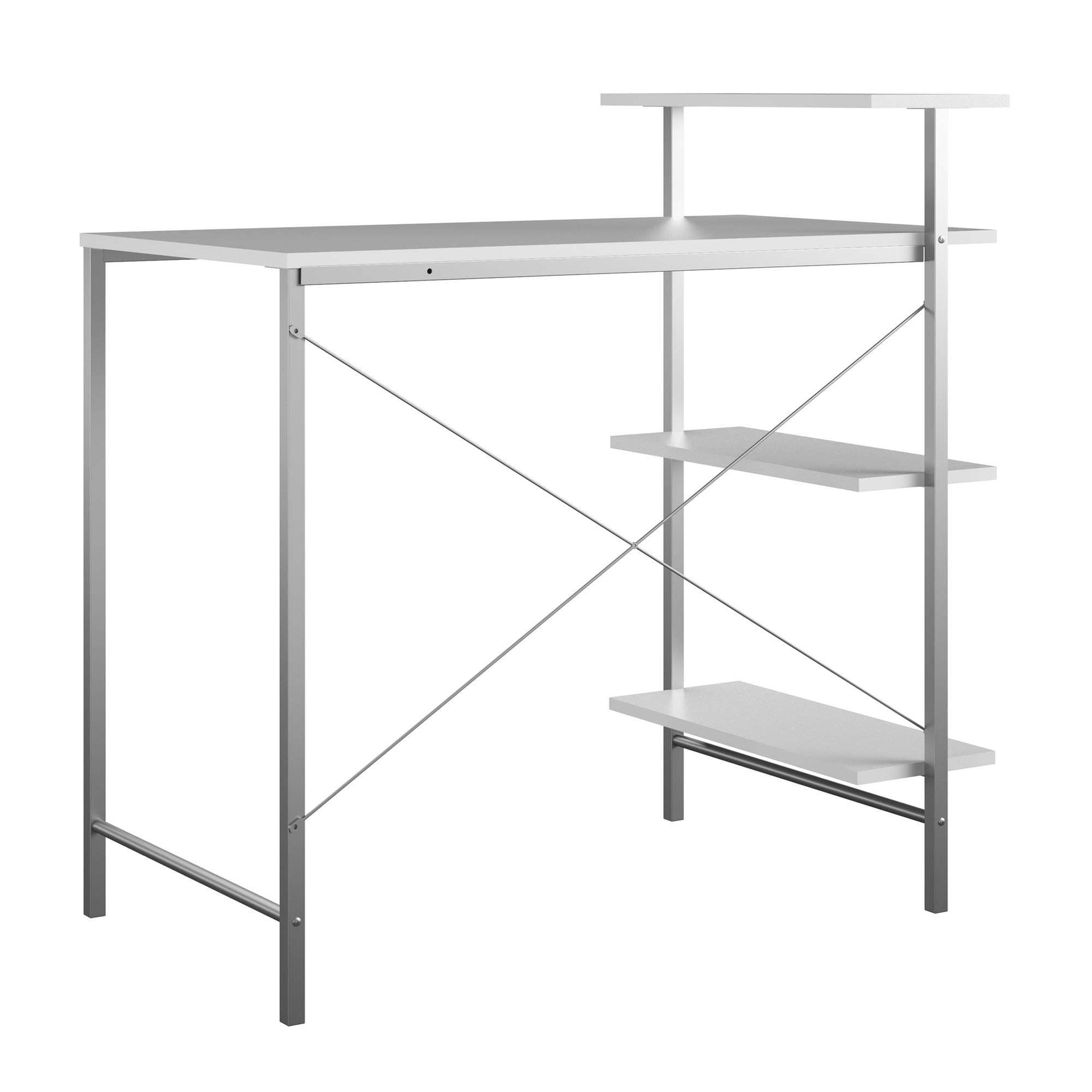 Side Storage Table - White