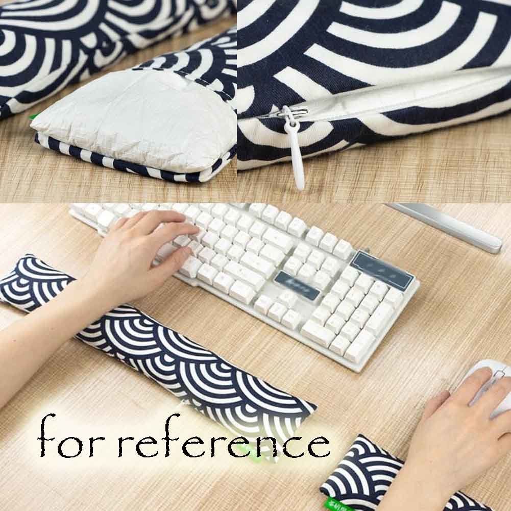 Set of Soft Tea Wrist Rests Cotton Wrist Cushion Desk Decor Office Supply